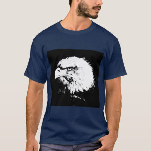 Animal Eagle Gesicht Männer Vorlage modern T-Shirt