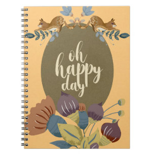 Animal Folk Art Notebook Notizblock