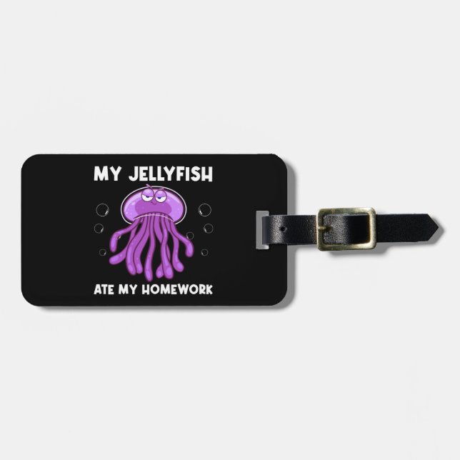 Animal Jellyfish Lover Gepäckanhänger (Vorderseite horizontal)