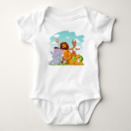 Animal Kingdom Baby Jersey Bodysuit Strampler