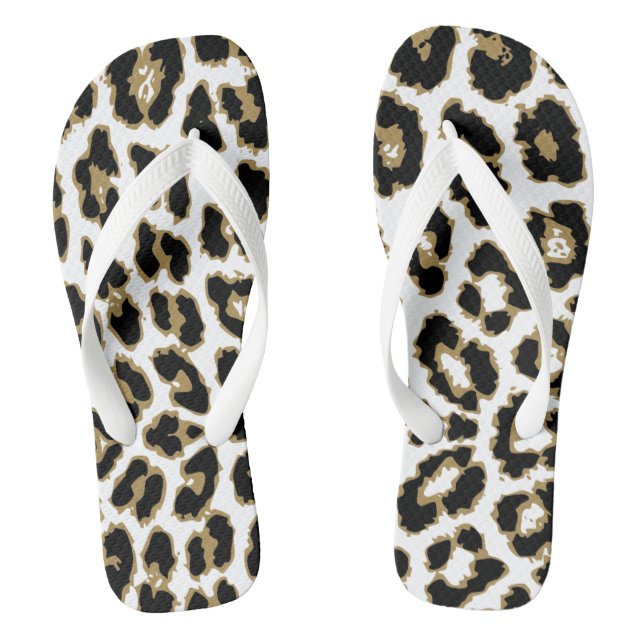 Animal Leopard Cheetah Print Muster Flip Flops (Fußbett)