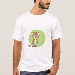Animal Lion Tiger Brown Little Niedlich Funny T-Shirt