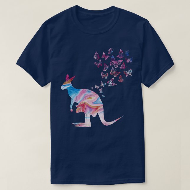 Animal Lover Gift Vintag Kangaroo T-Shirt (Design vorne)