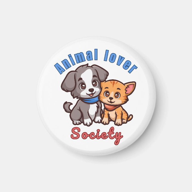 Animal lover society for animal lover magnet (Vorne)