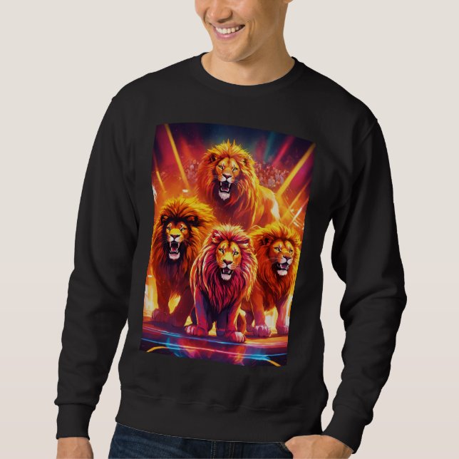 "Animal Melodies: Musical Chairs Madness" Sweatshirt (Vorderseite)