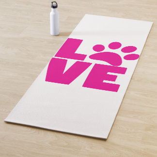 Animal Paw Print Yoga Mat – LOVE Design Yogamatte
