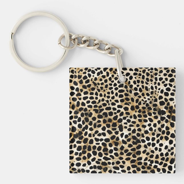 Animal Print - Acrylic Keychain Schlüsselanhänger (Vorderseite)