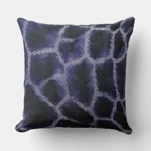Animal Print Blue Kissen
