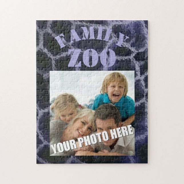 Animal Print Blue Puzzle (Vertikal)
