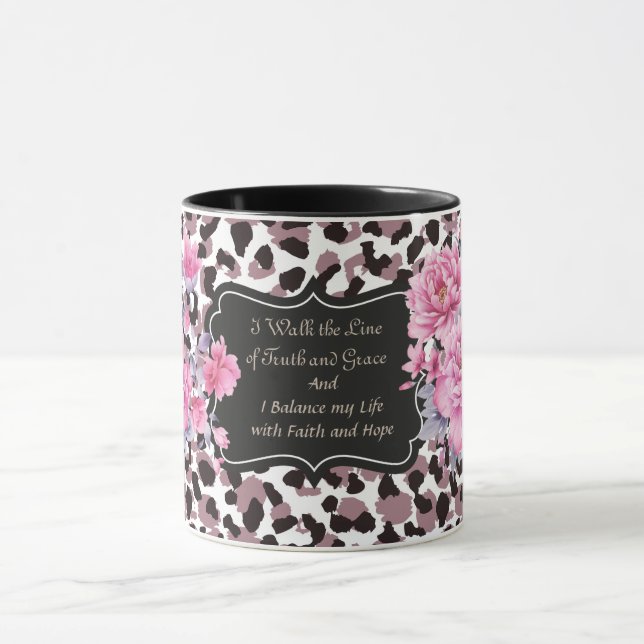 Animal Print I Walk the Line Tasse (Zentrum)