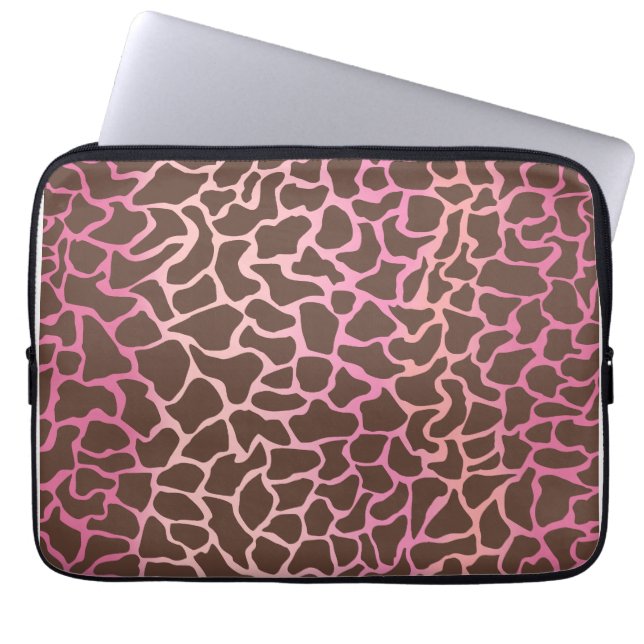 Animal Print Laptopschutzhülle (Vorderseite)