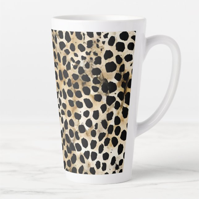 Animal Print - Latte Mug Milchtasse (Rechts)