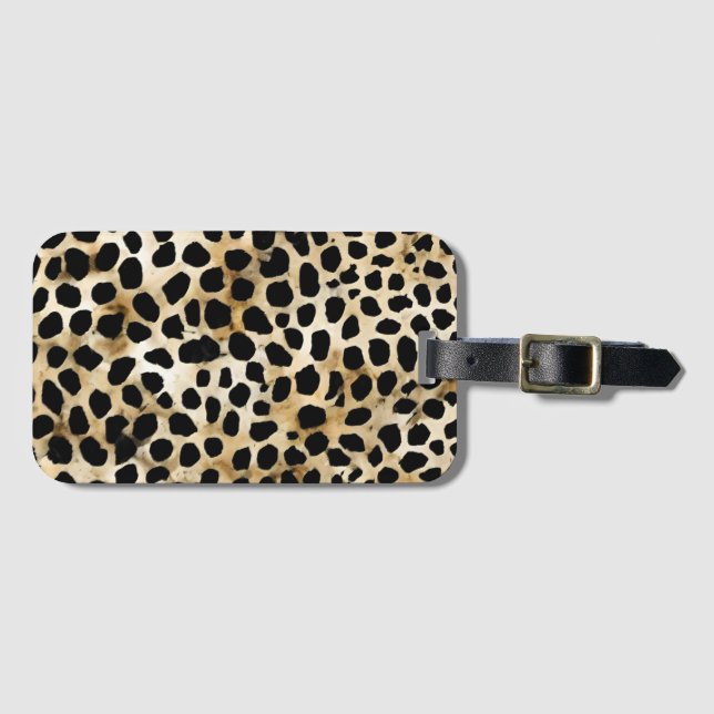 Animal Print - Luggage Tag Gepäckanhänger (Vorderseite (Horizontal))