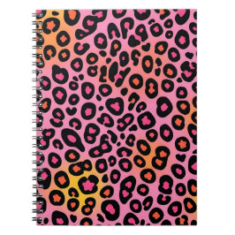 animal print notebook notizblock
