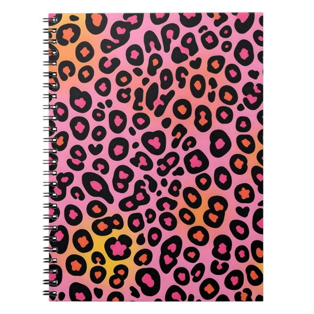 animal print notebook  notizblock (Vorderseite)