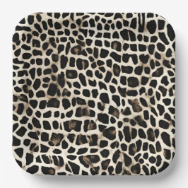 Animal Print - Paper Plates Pappteller