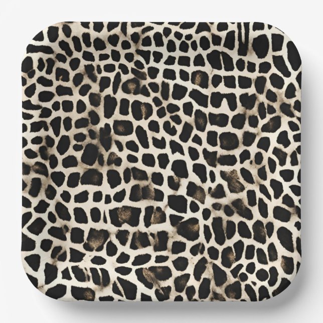 Animal Print - Paper Plates Pappteller (Vorderseite)