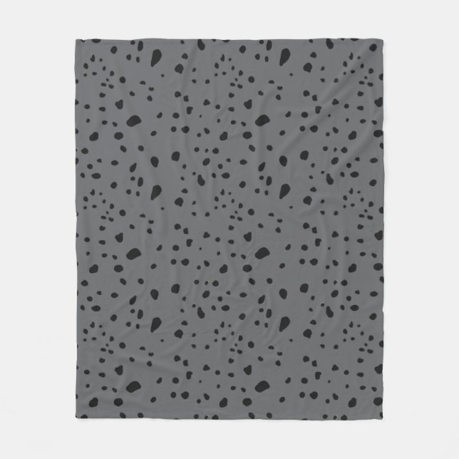 Animal Print Pattern Fleecedecke (Vorderseite)