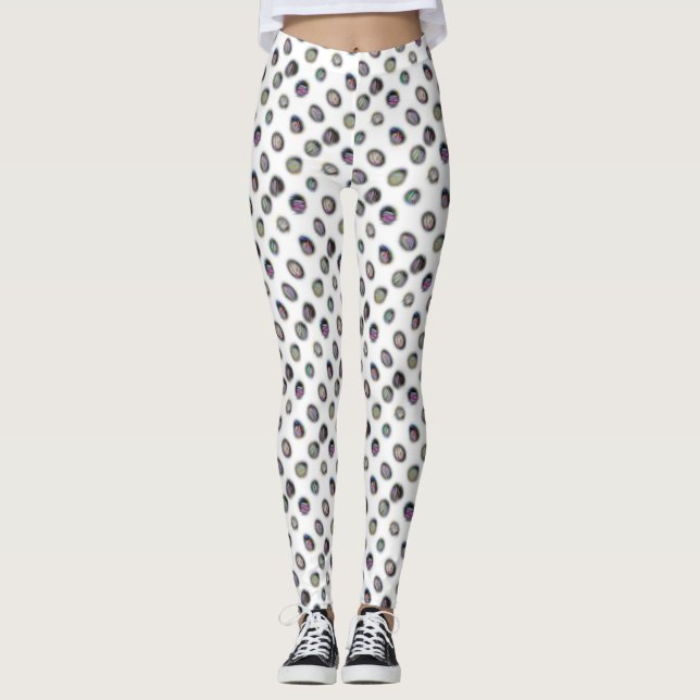 Animal Print Polka Dots Leggings (Vorderseite)