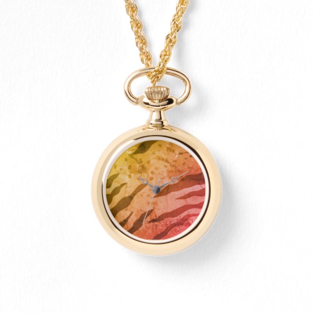 Animal Print Safari Watch Armbanduhr (Vorderseite)