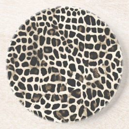 Animal Print - Sandstone Coaster  Getränkeuntersetzer