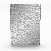 Animal Print Silver Glitzer Glam