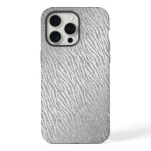 Animal Print Silver Glitzer Glam