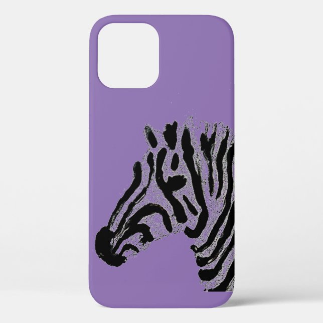 Animal Print Stripy Zebra Case-Mate iPhone Hülle (Rückseite)