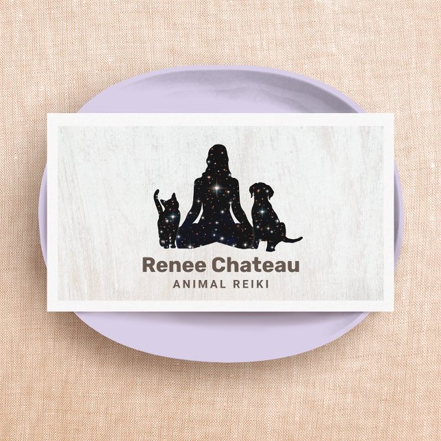 Animal Reiki Master Business Card Visitenkarte (Von Creator hochgeladen)