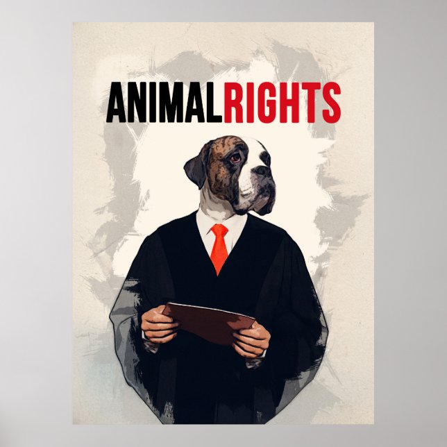 Animal Rights Poster (Vorne)