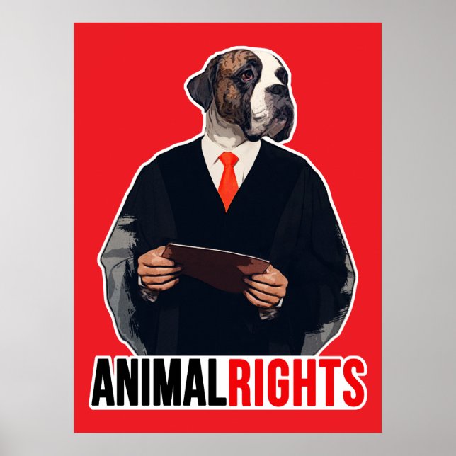 Animal Rights Poster (Vorne)