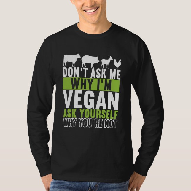 Animal Rights Vegan Vegetarian  6 T-Shirt (Vorderseite)