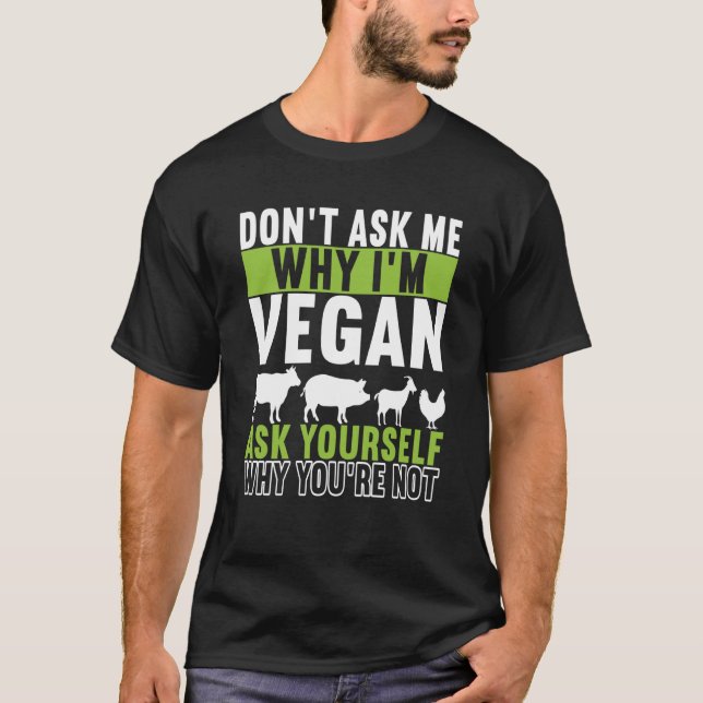 Animal Rights Vegan Vegetarian  7 T-Shirt (Vorderseite)