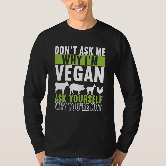 Animal Rights Vegan Vegetarian  7 T-Shirt (Vorderseite)