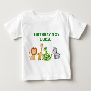 Animal Safari Birthday T - Shirt