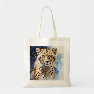Animal Safari Cheetah Watercolor Tragetasche