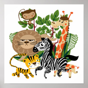 Animal Safari Poster