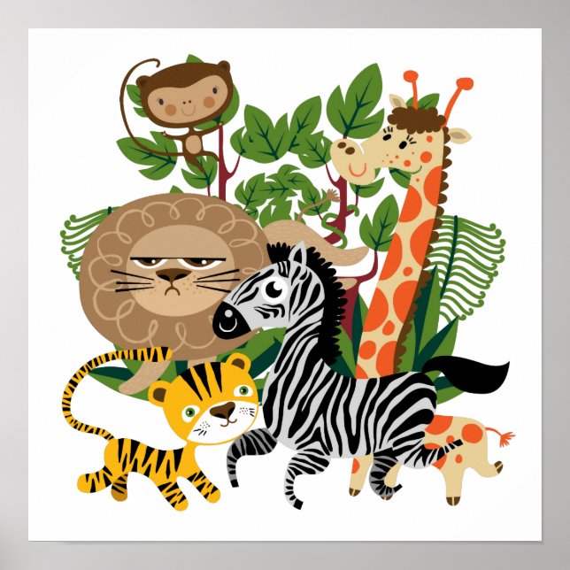 Animal Safari Poster (Vorne)