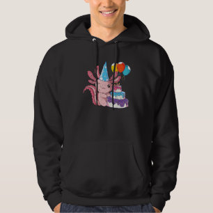 Animal Salamander Birthday Party Amphibien Axolot Hoodie