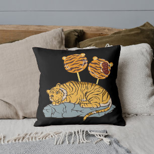 Animal Tiger Cat Candy Niedlich Moderne Elegante S Kissen
