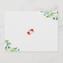 Animal Woodland - Bringen Sie ein Buch mit Postkarte