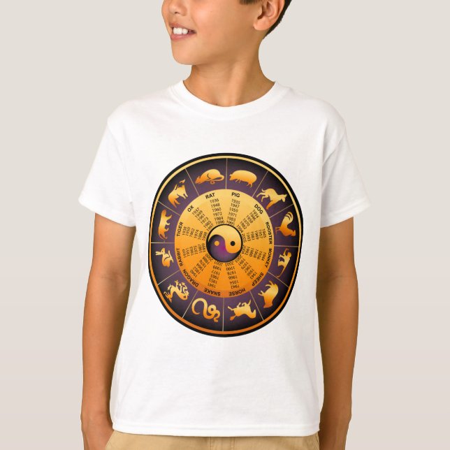 Animal Yin Yang T-Shirt (Vorderseite)