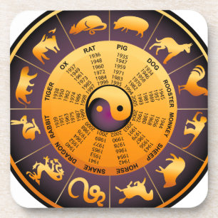 Animal Yin Yang Untersetzer