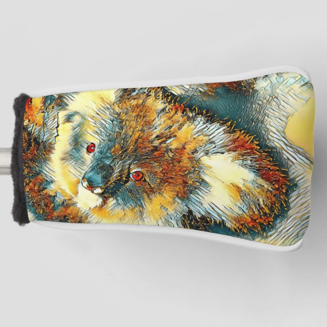AnimalArt_Bear_005 Golf Headcover (Vorderseite)