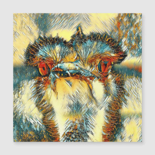 AnimalArt_Bird_008 Magnetkarte