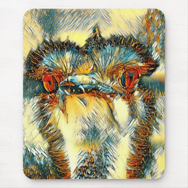 AnimalArt_Bird_008 Mousepad (Vorne)