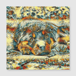 AnimalArt_Dog_001 Magnetkarte