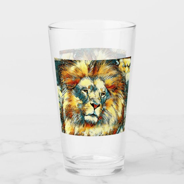 AnimalArt_Lion_07 Glas (Vorderseite)