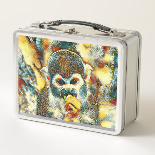 AnimalArt_Monkey_07 Metall Brotdose