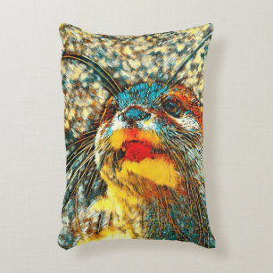 AnimalArt_Otter_001 Dekokissen